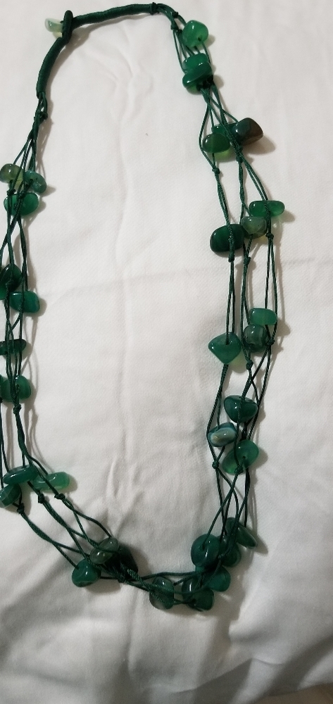 Italian home made stone necklace
